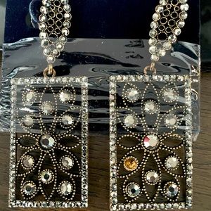 Rhinestone earrings